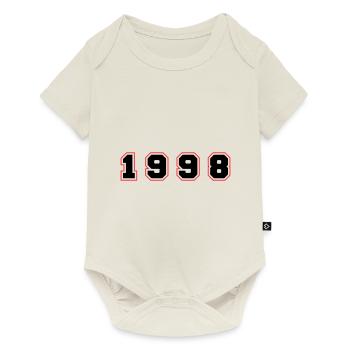 Numéro de l’année 1998 - Body à manches courtes Premium Bébé - blanc cassé - Devant