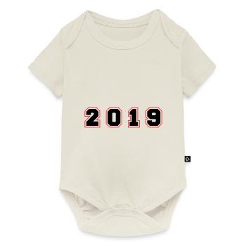 Numéro de l’année 2019 - Body à manches courtes Premium Bébé - blanc cassé - Devant