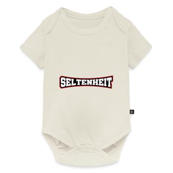 Seltenheit Selten Spruch Motto - Baby Premium Kurzarmbody - Naturweiß - Vorne