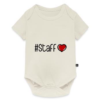 Staff Heart - Baby Premium short-sleeve bodysuit - off white - Front