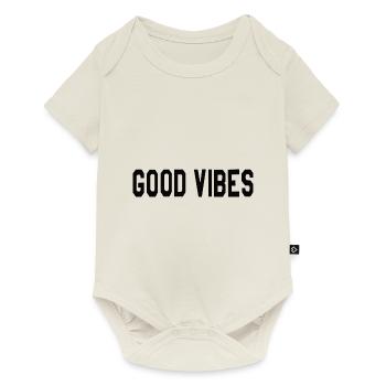 Good vibes - Baby Premium short-sleeve bodysuit - off white - Front