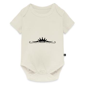 Crown Symbol Line - Baby Premium short-sleeve bodysuit - off white - Front