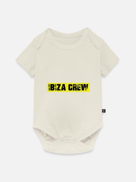 Ibiza Crew - Baby Premium Kurzarmbody - Naturweiß