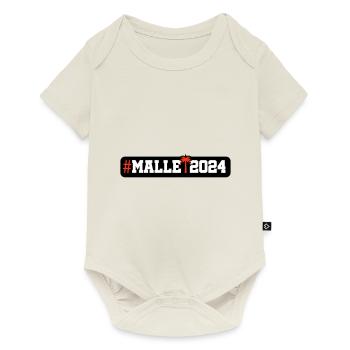 Malle 2024 - Body à manches courtes Premium Bébé - blanc cassé - Devant