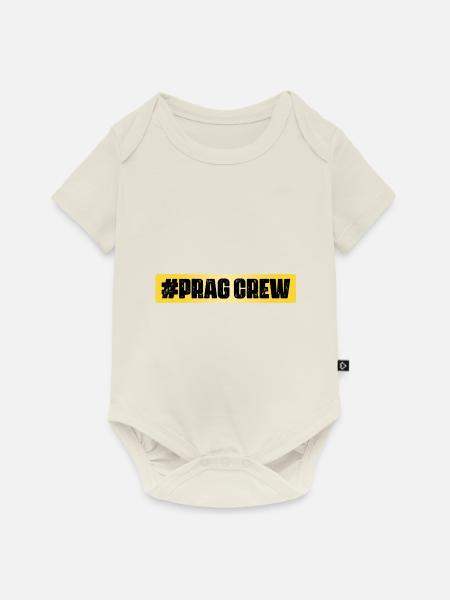 Prag Crew - Baby Premium Kurzarmbody - Naturweiß
