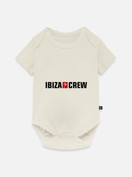 Ibiza Crew - Baby Premium Kurzarmbody - Naturweiß