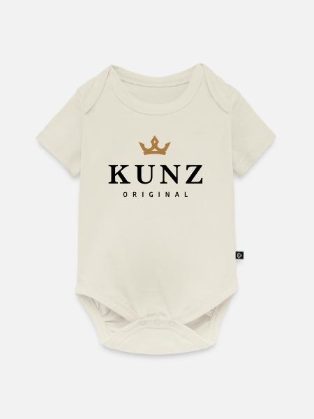 Kunz - Baby Premium Kurzarmbody - Naturweiß