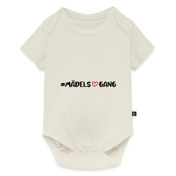 Équipe de gangs de filles Coeur de femmes - Body à manches courtes Premium Bébé - blanc cassé - Devant
