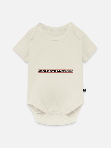 Goldstrand 2024 - Baby Premium Kurzarmbody - Naturweiß