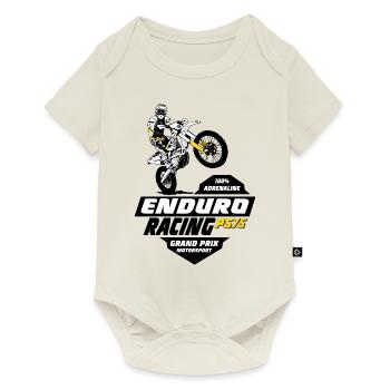 Enduro Offroad - Baby Premium short-sleeve bodysuit - off white - Front