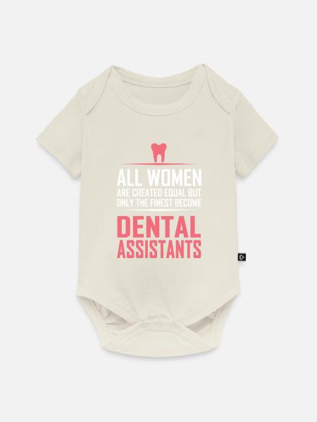 Dental assistants - Baby Premium Kurzarmbody - Naturweiß