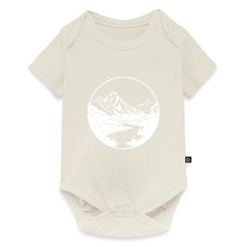 Mountains icon - Baby Premium short-sleeve bodysuit - off white - Front