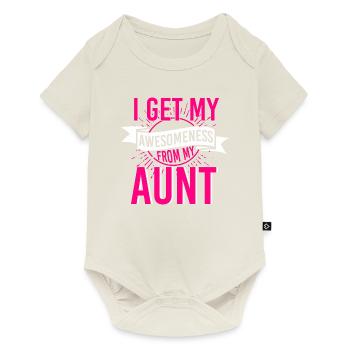 Bébé Bébé Tante Tante Cadeau d’anniversaire de naissance - Body à manches courtes Premium Bébé - blanc cassé - Devant