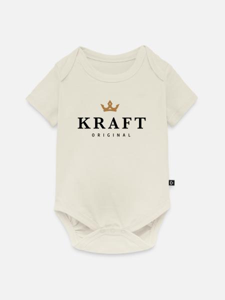 Kraft - Baby Premium Kurzarmbody - Naturweiß