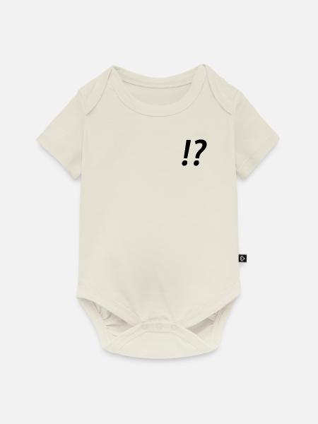 Bitte, was? - Baby Premium Kurzarmbody - Naturweiß