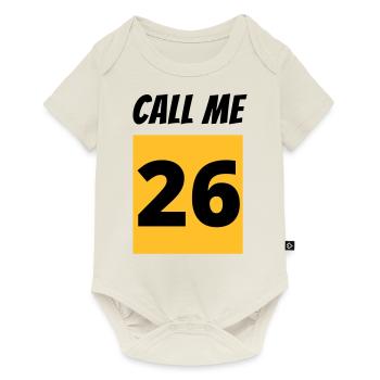 Call Me 26 - Baby Premium short-sleeve bodysuit - off white - Front