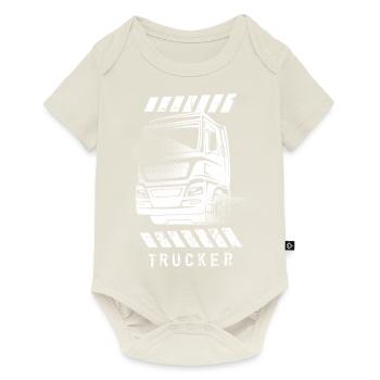Camion camionneur - Body à manches courtes Premium Bébé - blanc cassé - Devant
