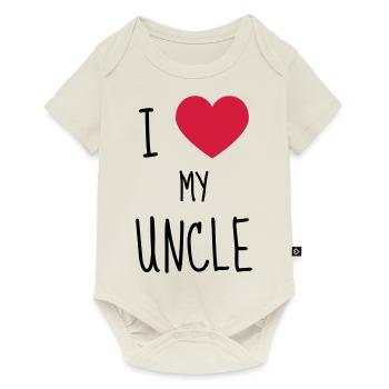 Uncle Aunt Cousin Onkel Oncle Family Vetter - Baby Premium short-sleeve bodysuit - off white - Front