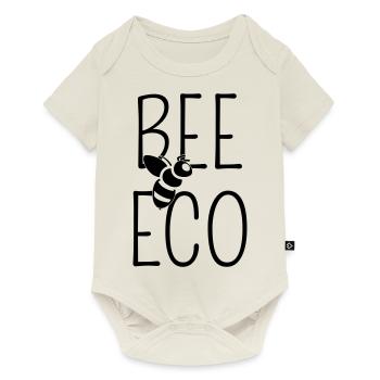 Bee eco 💚 Ecology - Bee - Ecological - Baby Premium short-sleeve bodysuit - off white - Front