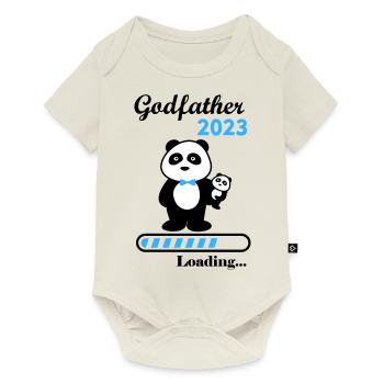 Sponsor in 2023, Pregnancy Announcement, Godfather - Baby Premium short-sleeve bodysuit - off white - Front