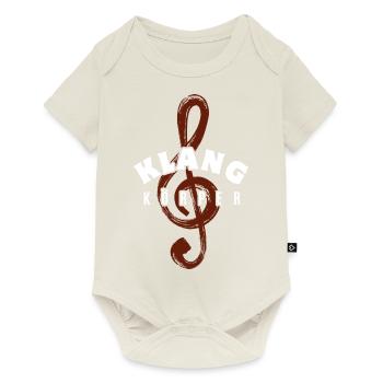 Klangkörper - Musik - Chor - Orchester - Dirigent - Baby Premium Kurzarmbody - Naturweiß - Vorne