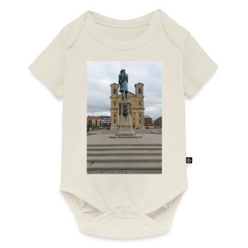 Der König vor der Friedrichskirche - Baby Premium Kurzarmbody - Naturweiß - Vorne