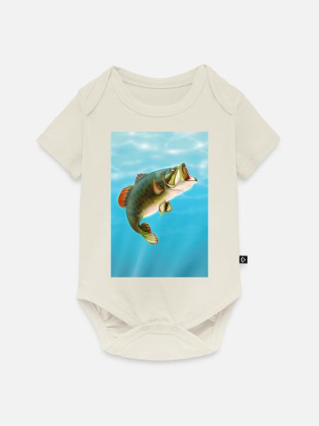 Koi-Karpfen - Baby Premium Kurzarmbody - Naturweiß