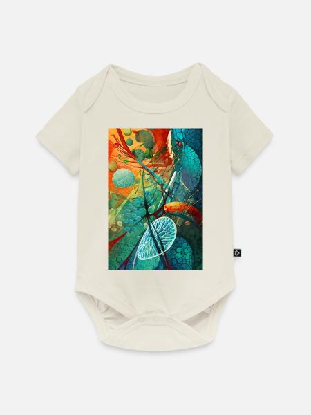 BioTech Fusion: Future Bound - Baby Premium Kurzarmbody - Naturweiß