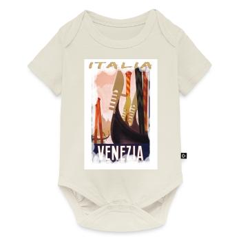 VENEZIA - Baby Premium Kurzarmbody - Naturweiß - Vorne
