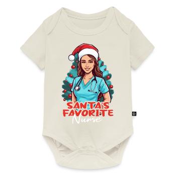 Merry Christmas Nurse - Baby Premium short-sleeve bodysuit - off white - Front
