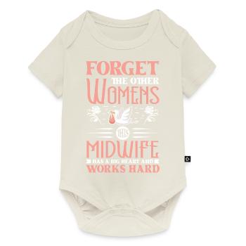 Excellent midwifery is a combination of art - Baby Premium Kurzarmbody - Naturweiß - Vorne