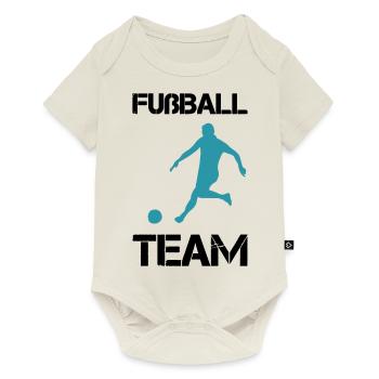 Équipe de football - Body à manches courtes Premium Bébé - blanc cassé - Devant