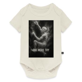 Encore un essai. - Body à manches courtes Premium Bébé - blanc cassé - Devant