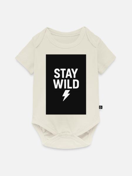 Stay Strong - Baby Premium Kurzarmbody - Naturweiß