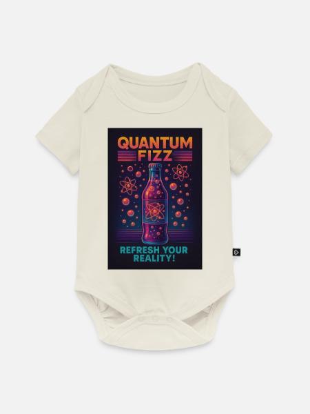 Quantum Fizz by Nerogear - Baby Premium Kurzarmbody - Naturweiß