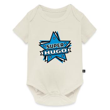 super hugo - Body à manches courtes Premium Bébé - blanc cassé - Devant
