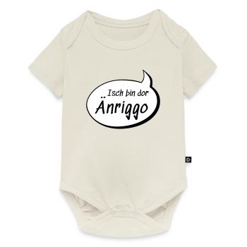 Isch bin dor Änriggo Enrico auf sächsisch lustig - Baby Premium Kurzarmbody - Naturweiß - Vorne