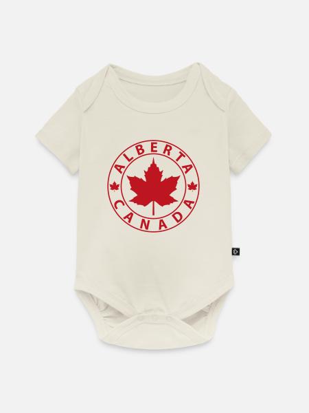 Alberta - Baby Premium Kurzarmbody - Naturweiß