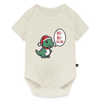 Ro Ro Roar - Baby Premium Kurzarmbody - Naturweiß - Vorne