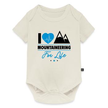 I Love Mountaineering – Made for Life - Baby Premium short-sleeve bodysuit - off white - Front
