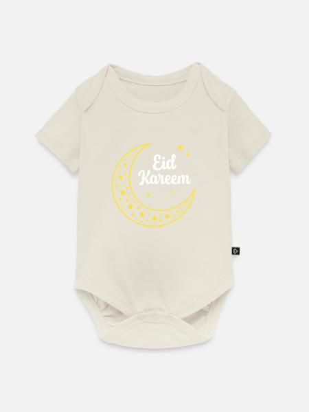 Eid Kareem - Baby Premium Kurzarmbody - Naturweiß
