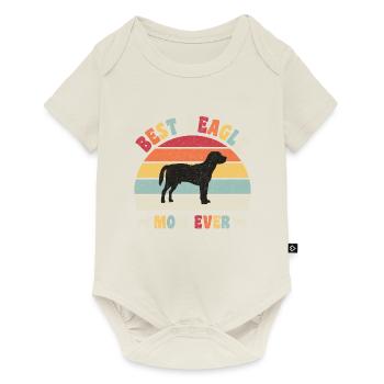 Best Beagle mom ever dog lovers vintage retro - Baby Premium short-sleeve bodysuit - off white - Front