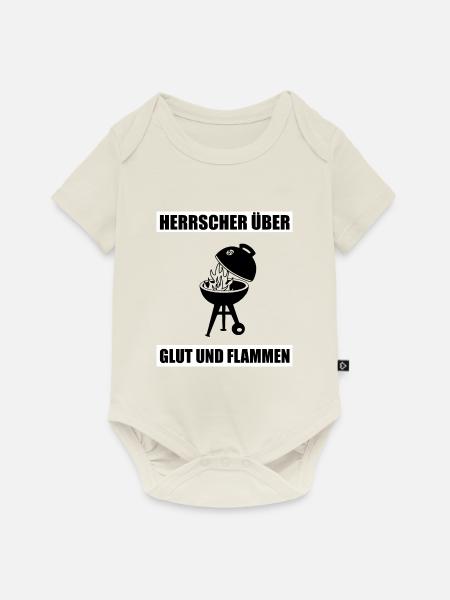 BBQ - Baby Premium Kurzarmbody - Naturweiß