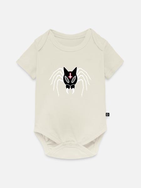 Spidekuroeil - Baby Premium Kurzarmbody - Naturweiß