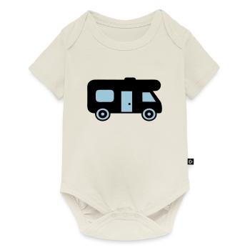 camping car - Body à manches courtes Premium Bébé - blanc cassé - Devant