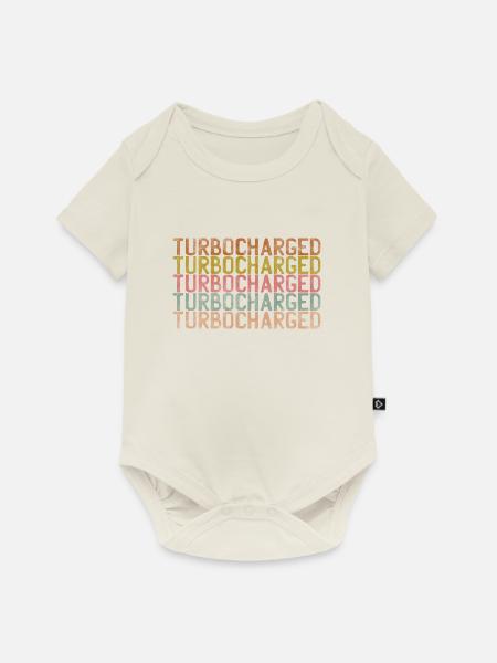 Autotuning, Turbo, Geschenk - Baby Premium Kurzarmbody - Naturweiß