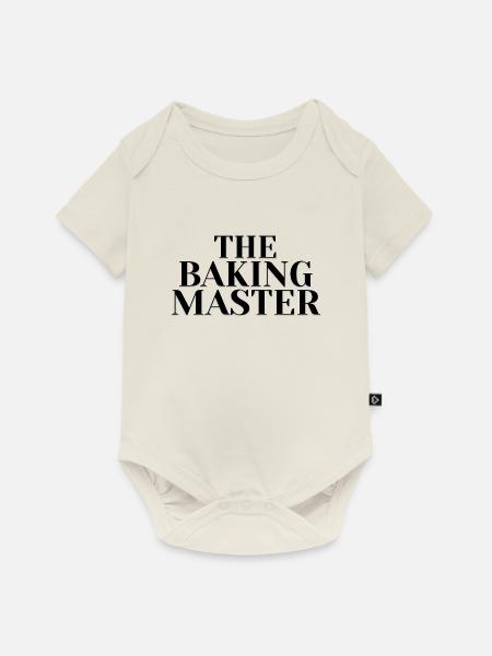 Master the Art of Baking - Baby Premium Kurzarmbody - Naturweiß