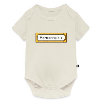 Hermannplatz NEUKÖLLN - Baby Premium Kurzarmbody - Naturweiß - Vorne