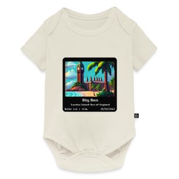 Big Ben London Island, Sea of England - Baby Premium short-sleeve bodysuit - off white - Front