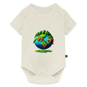 DreamEarth - Baby Premium short-sleeve bodysuit - off white - Front